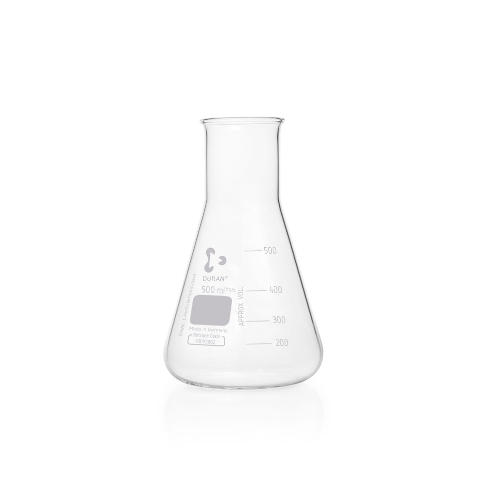 ERLENMEYER FLASK DURAN GLASS W/NECK GRADUATED 1000ML – thelabwarehouse.com